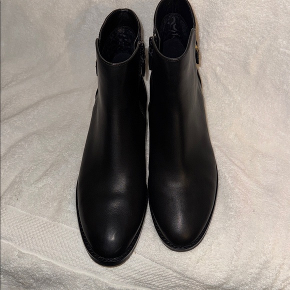 Cole Haan Black Heeled Boots - Picture 3 of 7